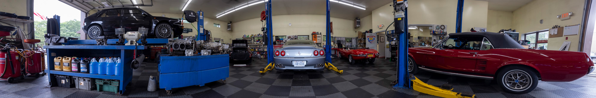 Georgica garage, panoramic shot